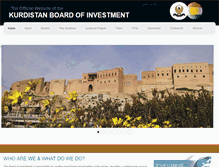 Tablet Screenshot of kurdistaninvestment.org